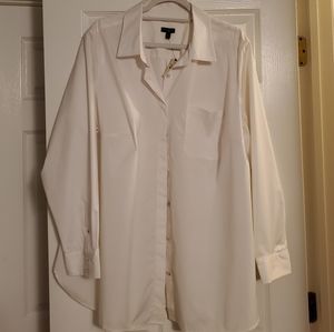 NWT Talbots 3X Women Plus Button Down Shirt